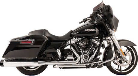 S&S CYCLE El Dorado Dual Exhaust System - Chrome - Black Tracer 550-0701C