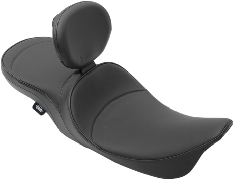DRAG SPECIALTIES Asiento Touring bajo - Costuras suaves - Respaldo del conductor - FL '99-'07 0801-1103