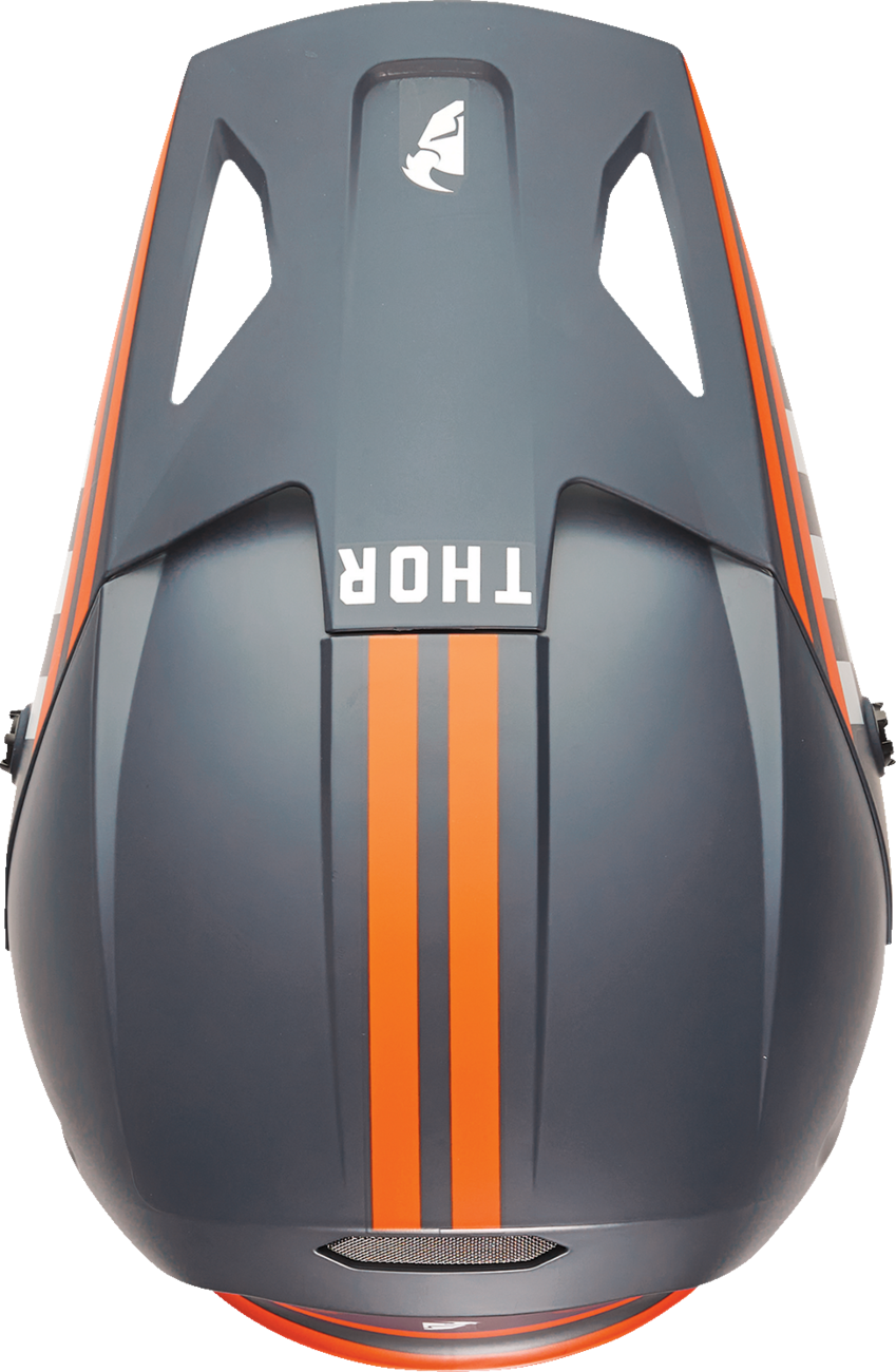 THOR Sector 2 Helmet - Combat - Midnight/Orange - Medium 0110-8139