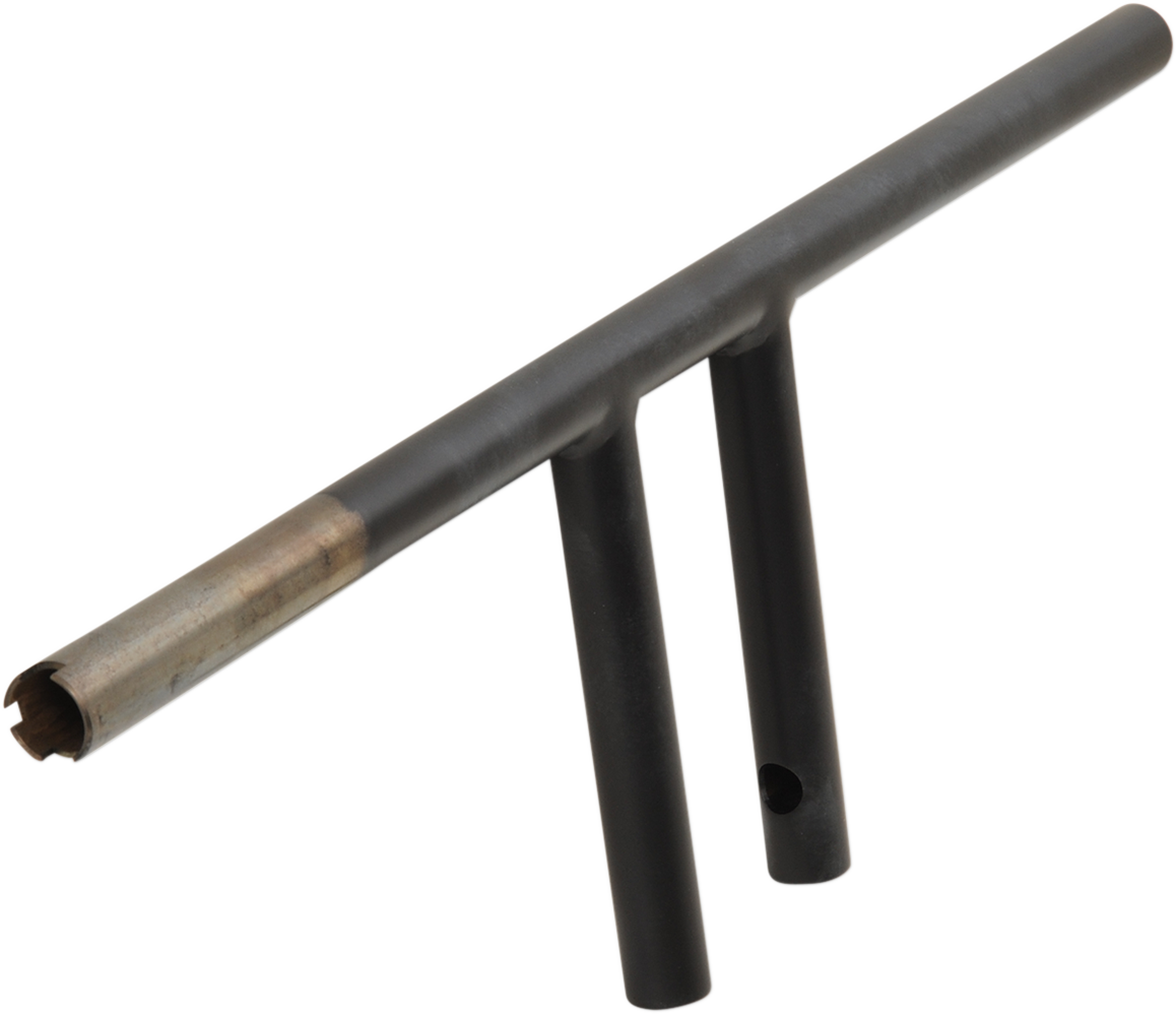 DRAG SPECIALTIES Handlebar - T-Bar - Dimpled - 6" - Flat Black ACT 23.5" WIDE 0601-4217