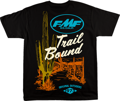 FMF Trailbound T-Shirt - Black - Large FA22118909BLKL 3030-22448