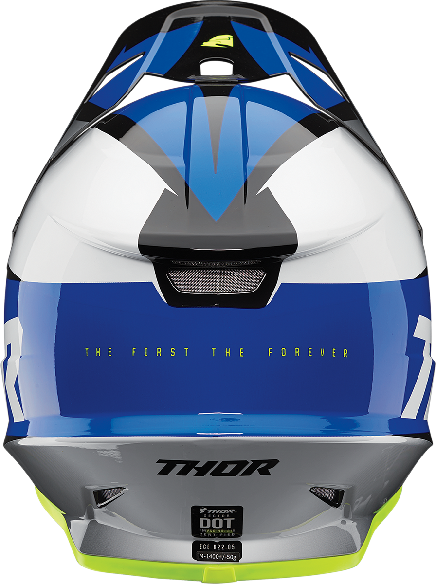 THOR Sector Helmet - Fader - Blue/Black - Medium 0110-6783