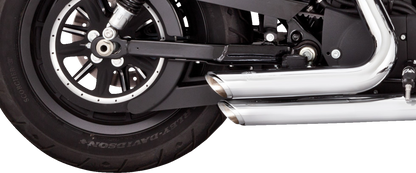 VANCE & HINES Shortshots Staggered Exhaust System - Chrome 17329