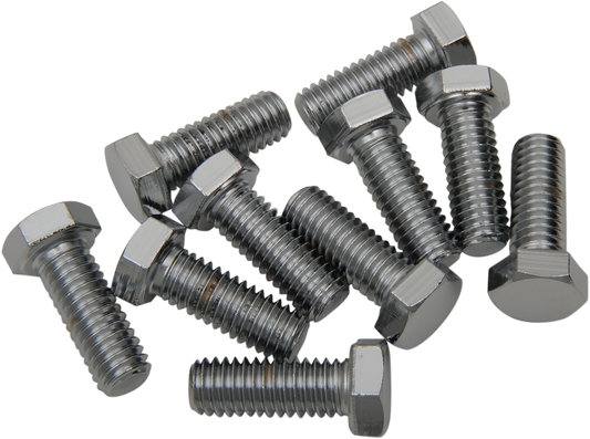 DRAG SPECIALTIES Bolts - Hex-Head - Chrome - 3/8"-16 x 3/4" MPB131