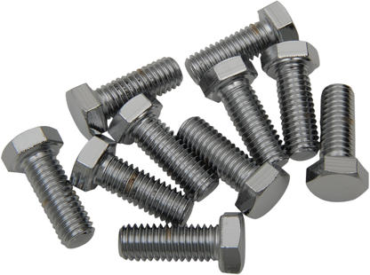 DRAG SPECIALTIES Bolts - Hex-Head - Chrome - 3/8"-16 x 1" MPB132