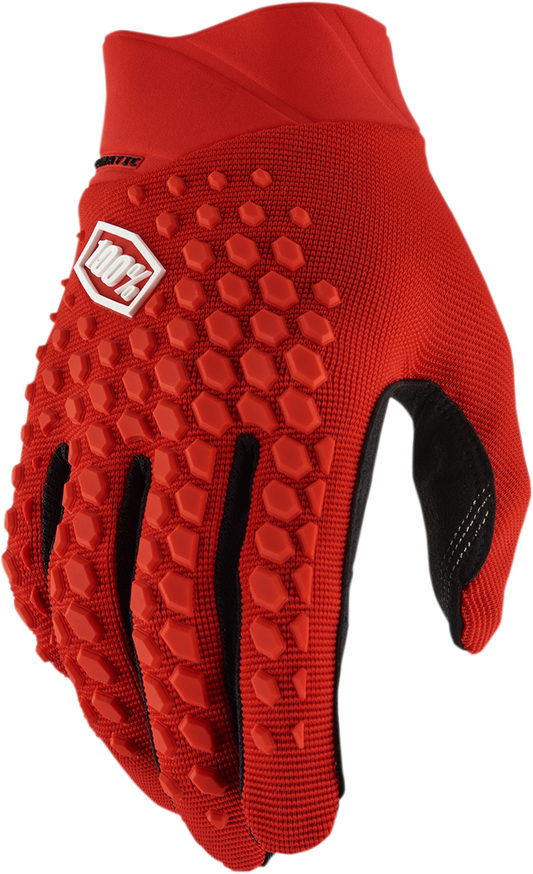 100% Geomatic Gloves - Red - Small 10026-00015