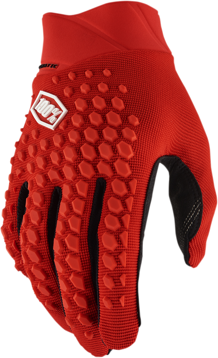 100% Geomatic Gloves - Red - Small 10026-00015