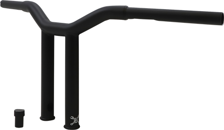 BURLY BRAND Handlebar - Dominator - Straight - 10" - Matte Black B12-6071SB
