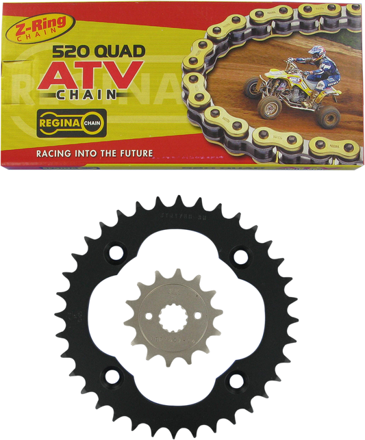 REGINA Chain and Sprocket Kit - Suzuki - Quad Racer - '06-'09 5QUAD/096KSU026