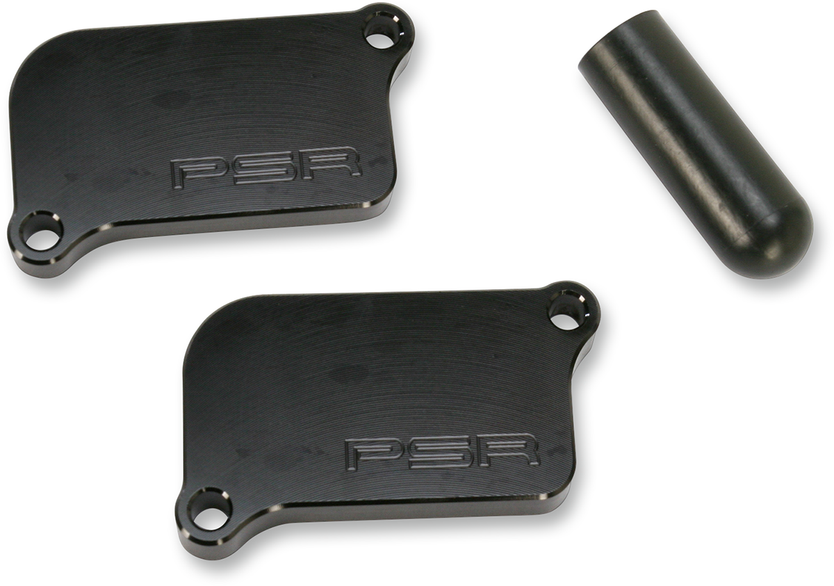 POWERSTANDS RACING Block Off Plate - Black 02-01350-22