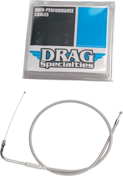 DRAG SPECIALTIES Throttle Cable - 30-3/4" - Braided 5332500B