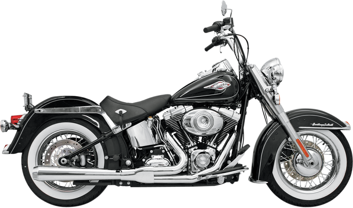 Escape BASSANI XHAUST 2:1 - Cromado - Largo - Softail 12111J 