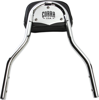 COBRA Backrest Kit - 14" - Chrome - Softail 602-2002