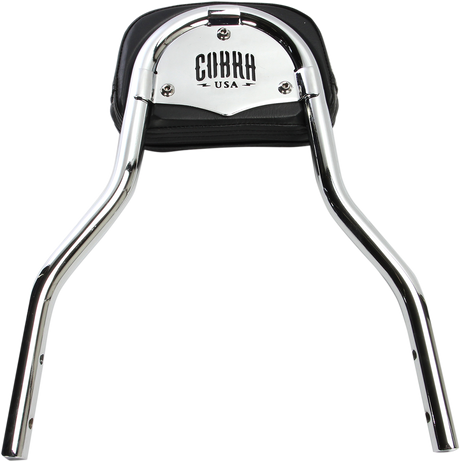 COBRA Backrest Kit - 14" - Chrome - Softail 602-2002
