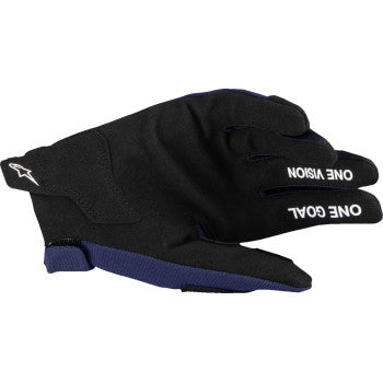 ALPINESTARS Youth Radar MX Gloves - Night Navy/White - Small 3541824-7120-S