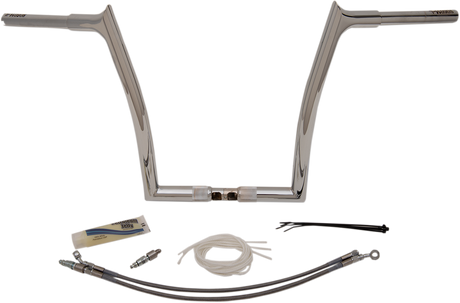 FAT BAGGERS INC. Handlebar Kit - Pointed Top - 14" - Chrome 909314