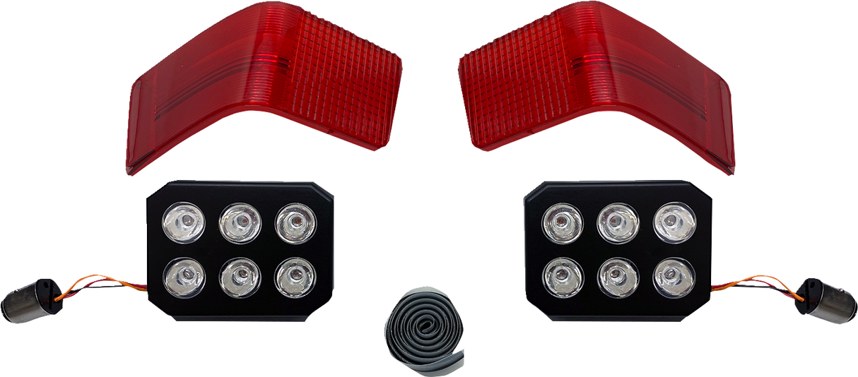 CUSTOM DYNAMICS LED Light - Tour-Pak - Red CD-TP-13-R