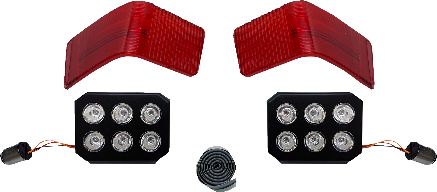 CUSTOM DYNAMICS LED Light - Tour-Pak - Red CD-TP-13-R