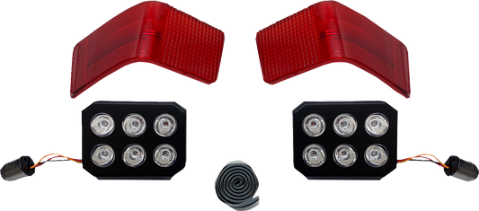 CUSTOM DYNAMICS LED Light - Tour-Pak - Red CD-TP-13-R