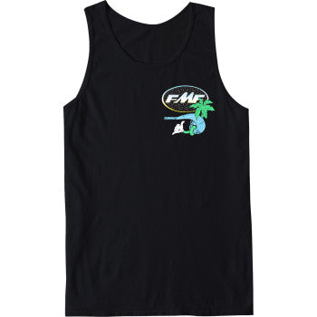 FMF Day-Glo Tank Top - Black - Medium SU25123901BLKMD