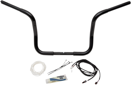FAT BAGGERS INC. Handlebar Kit - Rounded Top - 12" - Black 909512-B