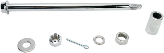 DRAG SPECIALTIES Axle Kit - Rear - Chrome - '00-'07 ST LENGTH GIVEN S/B 11.625" 16-0304-BC520