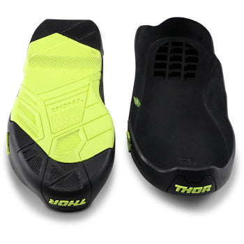 THOR Radial Boots Replacement Outsoles - Black/Yellow Fluorescent - Size 7-8 3430-0901