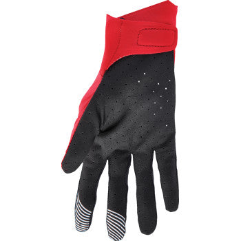 SLIPPERY Flex Lite Gloves - Red/Charcoal - Medium 3260-0470