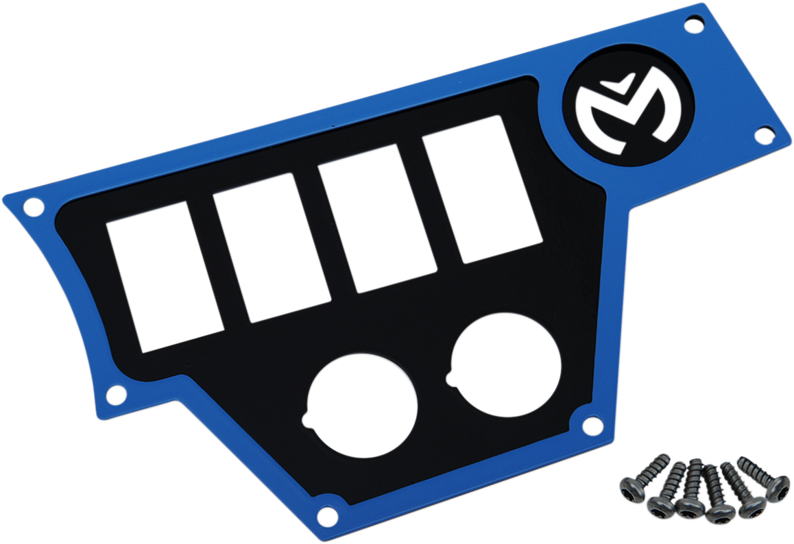 MOOSE UTILITY Dash Plate - Large - Right - Blue 100-4372-PU
