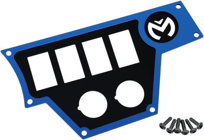 MOOSE UTILITY Dash Plate - Large - Right - Blue 100-4372-PU