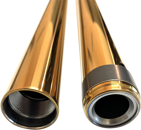 PRO-ONE PERF.MFG. Fork Tube - Gold - 39 mm - 24.25" Length 105020G