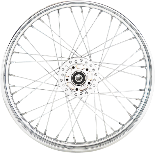 DRAG SPECIALTIES Front Wheel - Single Disc/No ABS - Chrome - 21"x2.15" - '06-'07 XL 64540