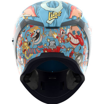 ICON Airform™ Helmet - 9 Lives - Blue - XS 0101-17383
