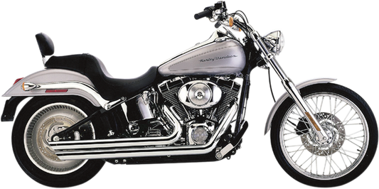 COBRA Speedster Slashdown Exhaust - Chrome - Softail 6851