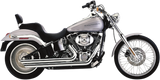 COBRA Speedster Slashdown Exhaust - Chrome - Softail 2007-2011  6851