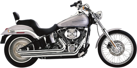 COBRA Speedster Slashdown Exhaust - Chrome - Softail 2007-2011  6851