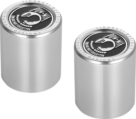 FIGURATI DESIGNS Docking Hardware Covers - POW MIA - Stainless Steel FD50-DC-2730-SS