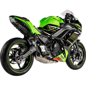 Sistema de escape AKRAPOVIC Racing Line - Titanio - Kawasaki Ninja 650 2023 S-K6R13-AFCRT/1