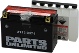 Parts Unlimited Agm Battery - Yt9b-Bs Ct9b-Bs