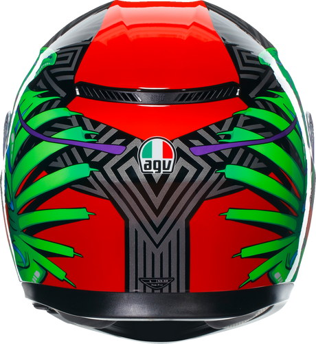 AGV K3 Helmet - Kamaleon - Black/Red/Green - 2XL 21183810040132X