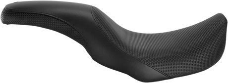 SADDLEMEN Profiler Basket-weave Seat - Black - Dyna '06-'17 806-04-147