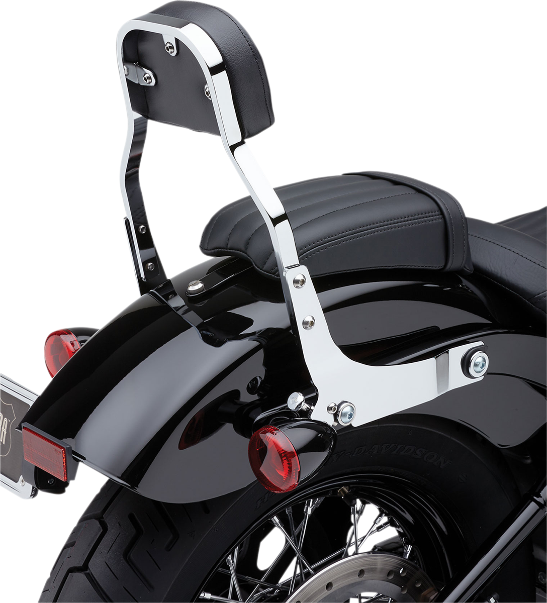 COBRA Backrest Kit - 11" - Chrome - Softail 602-2026