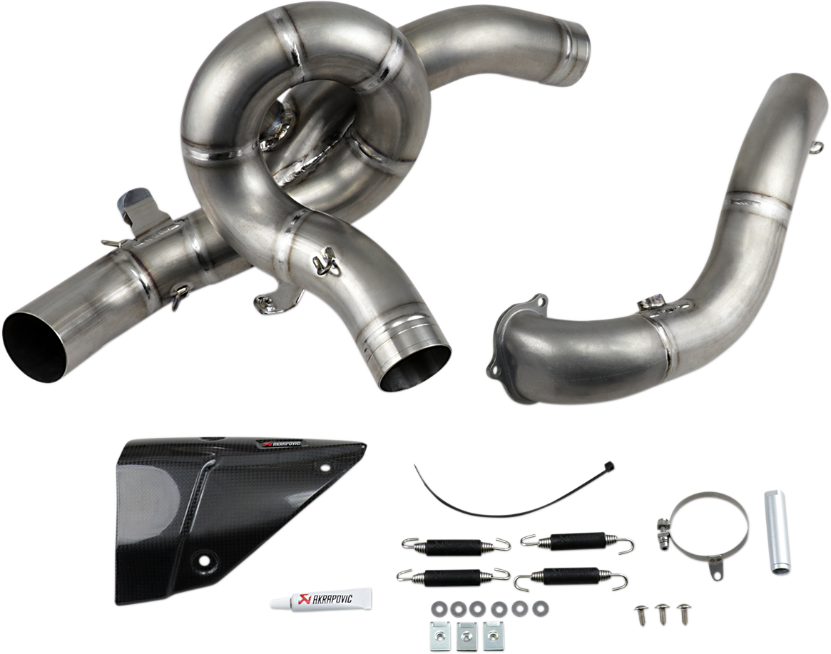 Colector AKRAPOVIC - Titanio Multistrada 1200 2015-2017 E-D12E4 1812-0252 