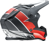 Z1R Youth F.I. Helmet - Fractal - MIPS - Matte Black/Red - Small 0111-1517