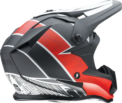 Z1R Youth F.I. Helmet - Fractal - MIPS - Matte Black/Red - Small 0111-1517