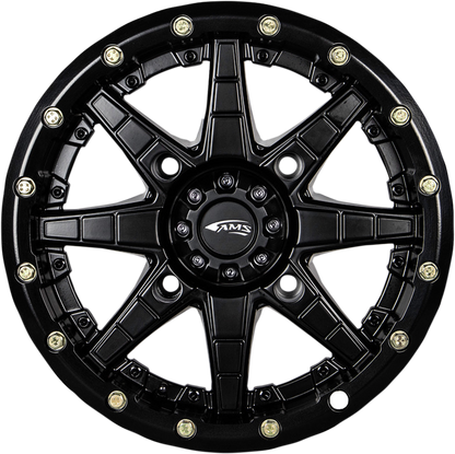 AMS Roll'n 106 Wheel - Front/Rear - Black - 15x7 - 4/137 - 5+2 5710-046AS