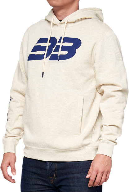 100% BB33 Pullover Welt Pocket Hoodie - Oatmeal - XL BB-36045-484-13