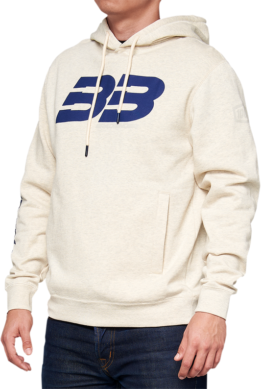 100% BB33 Pullover Welt Pocket Hoodie - Oatmeal - XL BB-36045-484-13