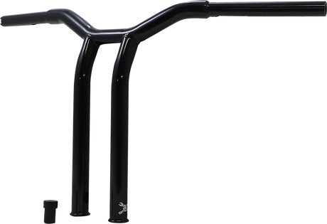 BURLY BRAND Handlebar - Dominator - Raked - 14" - Black B12-6053B
