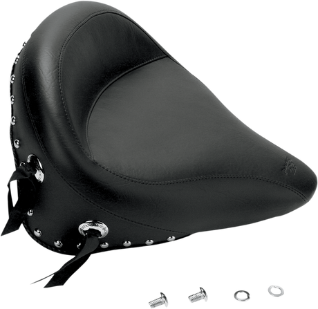 MUSTANG Wide Studded Solo Seat - FXST '00-'05 75094